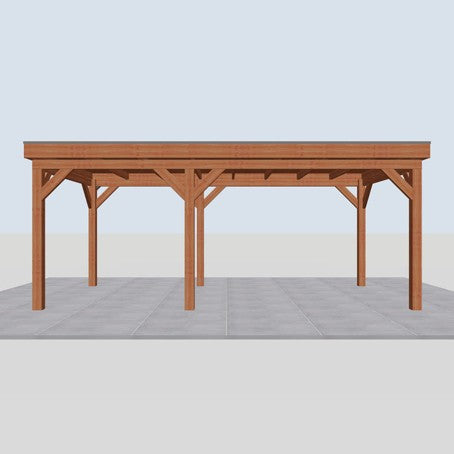 Douglas overkapping DHZ traditioneel 615x335 cm