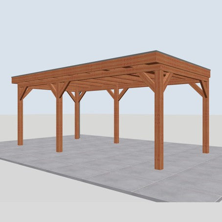 Douglas overkapping DHZ traditioneel 615x335 cm