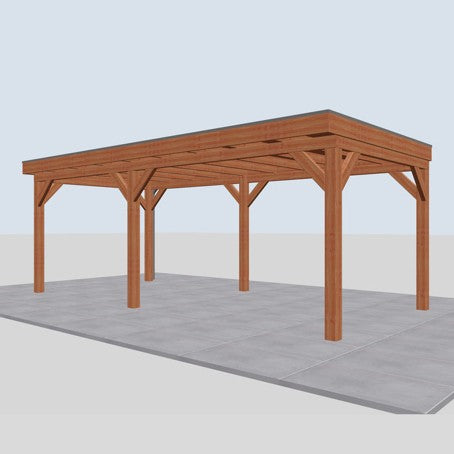 Douglas overkapping DHZ traditioneel 670x335 cm