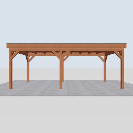 Douglas overkapping DHZ traditioneel 670x395 cm