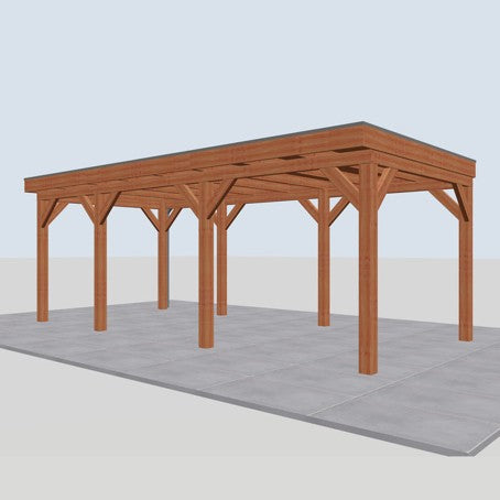 Douglas overkapping DHZ traditioneel 675x335 cm