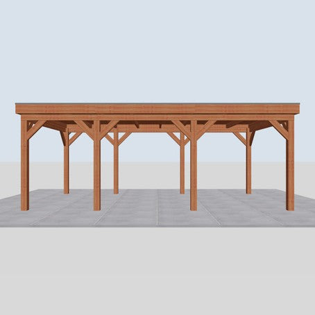 Douglas overkapping DHZ traditioneel 675x395 cm