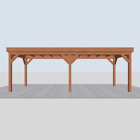 Douglas overkapping DHZ traditioneel 735x335 cm