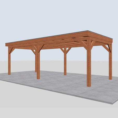 Douglas overkapping DHZ traditioneel 735x335 cm