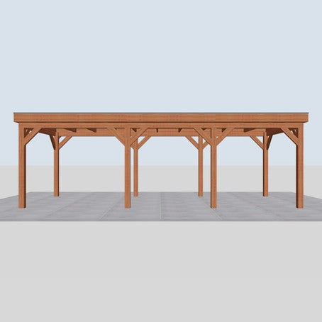 Douglas overkapping DHZ traditioneel 790x335 cm