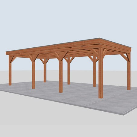 Douglas overkapping DHZ traditioneel 790x395 cm