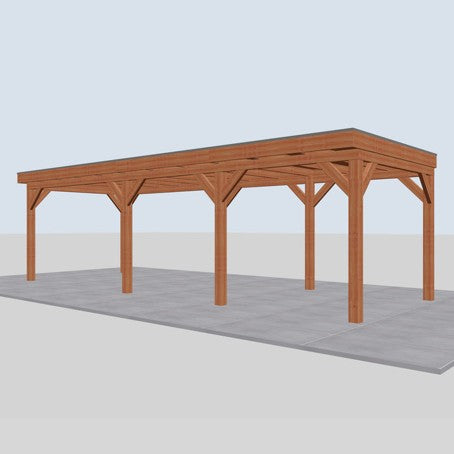 Douglas overkapping DHZ traditioneel 855x335 cm