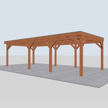 Douglas overkapping DHZ traditioneel 855x395 cm