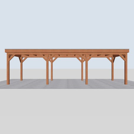Douglas overkapping DHZ traditioneel 895x335 cm