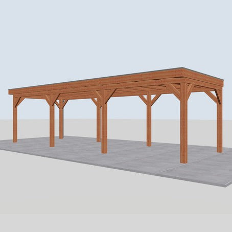 Douglas overkapping DHZ traditioneel 895x335 cm