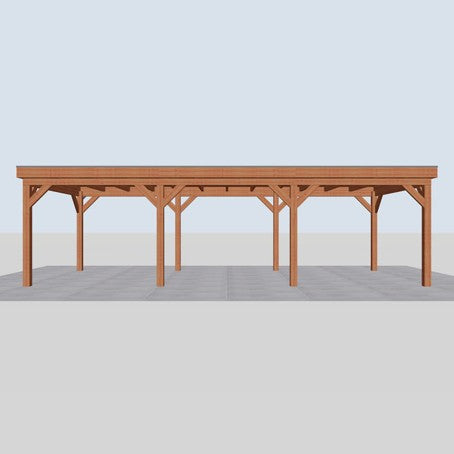 Douglas overkapping DHZ traditioneel 895x395 cm