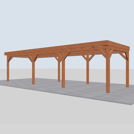 Douglas overkapping DHZ traditioneel 960x335 cm