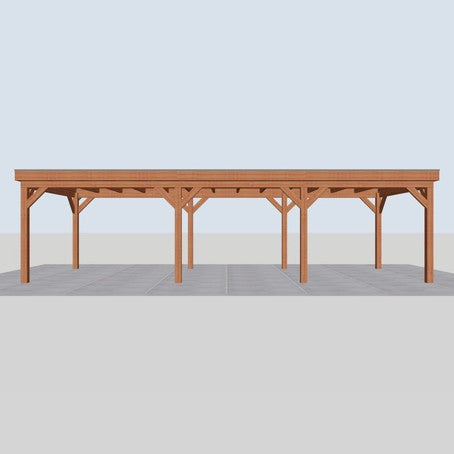 Douglas overkapping DHZ traditioneel 960x395 cm
