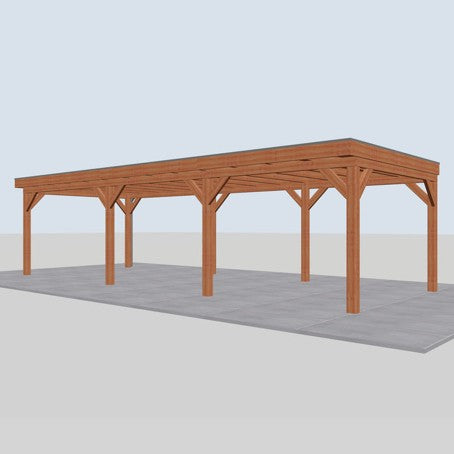 Douglas overkapping DHZ traditioneel 960x395 cm