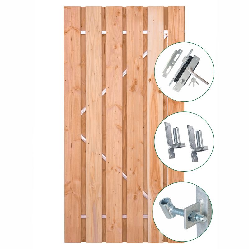 Douglas tuindeur Privacy geschaafd 195 cm hoog