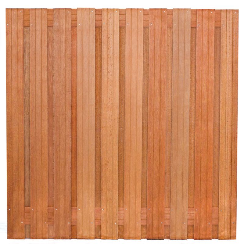Keruing tuinscherm Dronten geschaafd 21 planks
