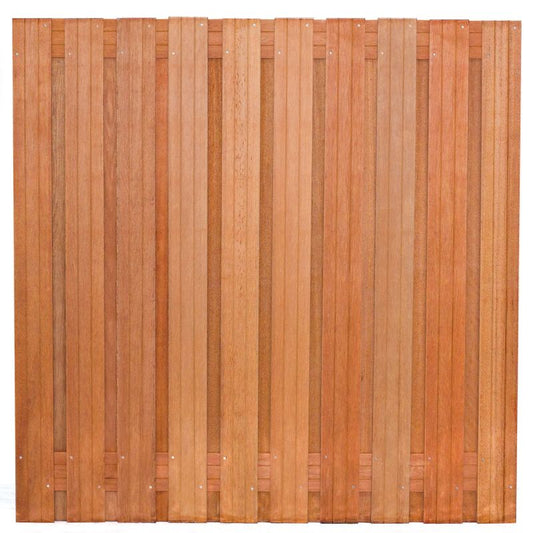 Keruing tuinscherm Dronten geschaafd 21 planks