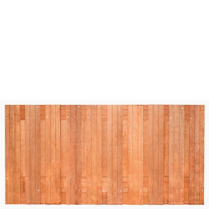 Keruing tuinscherm Dronten geschaafd 21 planks