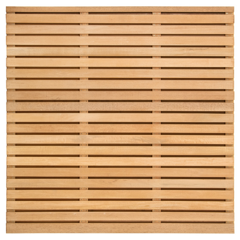 Bangkirai tuinscherm Prinsenbeek geschaafd 40 planks 180x180 cm