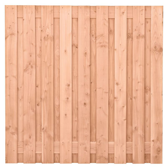 Douglas tuinscherm Salzburg geschaafd 19 planks 180x180 cm
