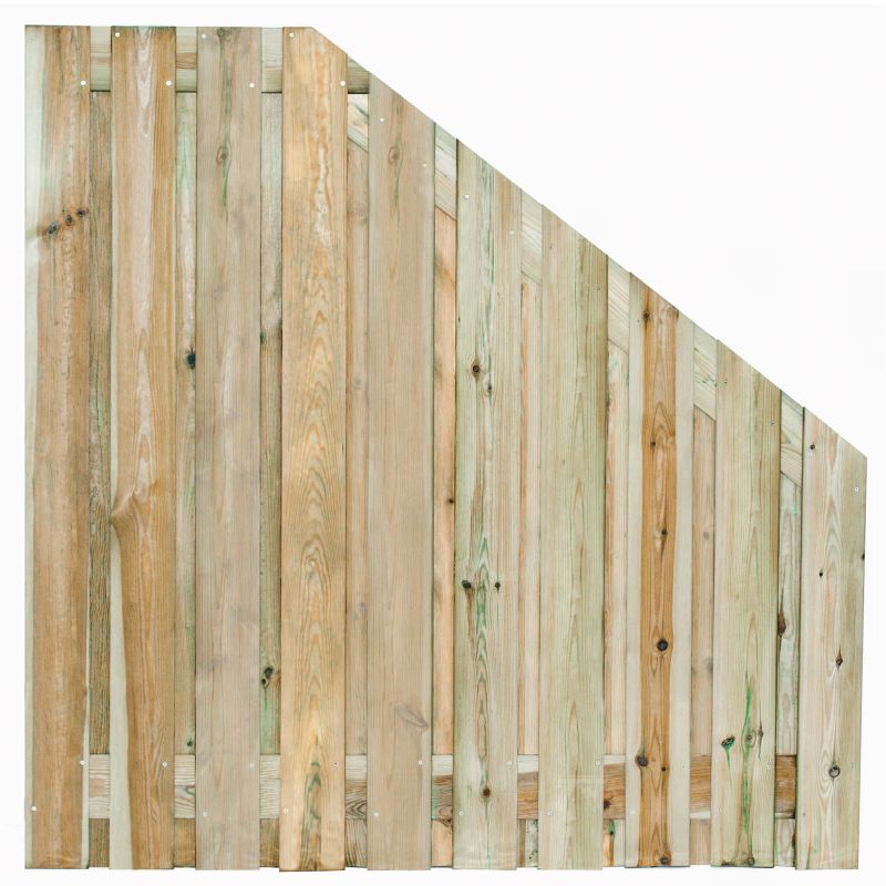 Grenen tuinscherm Enschede geschaafd 21 planks