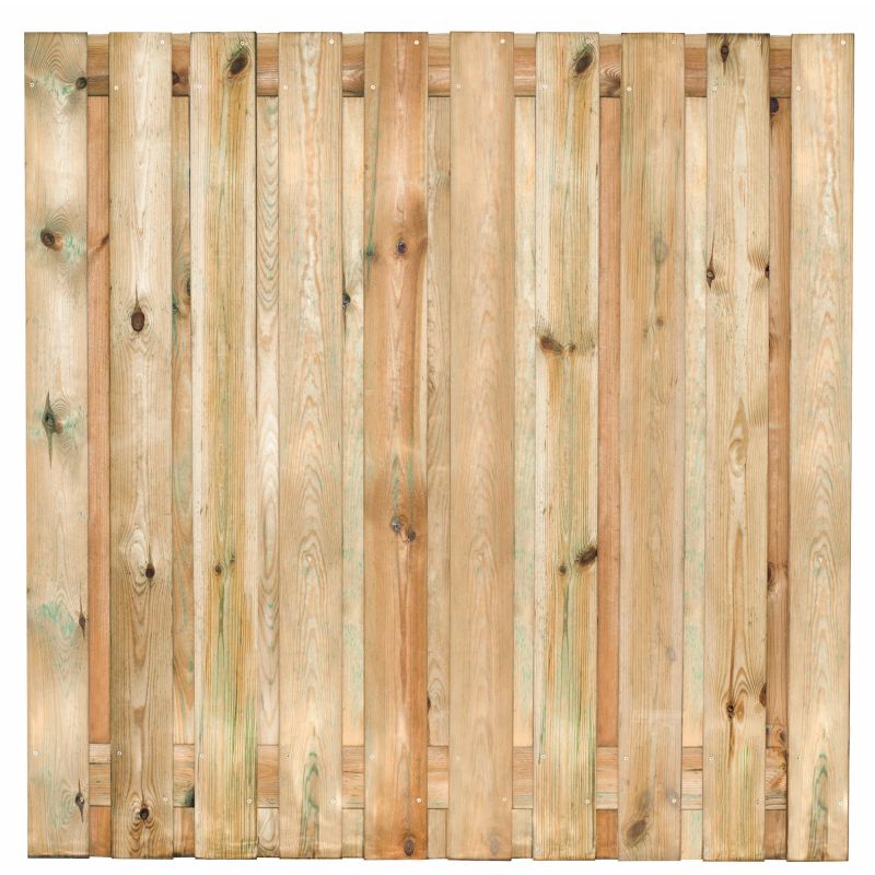 Grenen tuinscherm Enschede geschaafd 21 planks