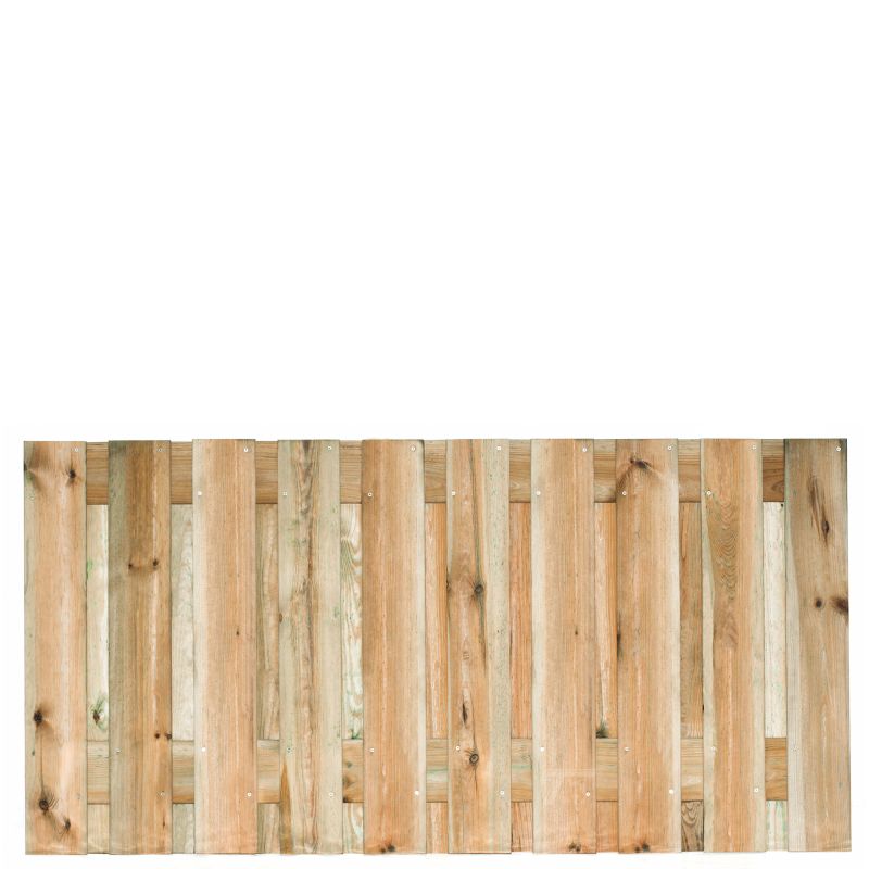 Grenen tuinscherm Enschede geschaafd 21 planks
