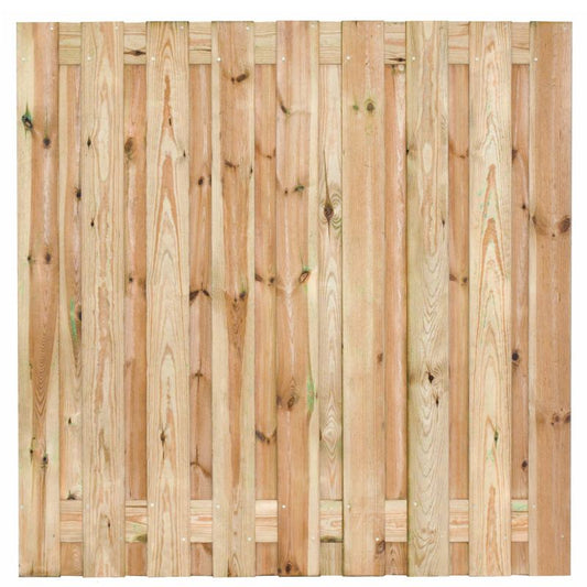 Grenen tuinscherm Vasse geschaafd 19 planks 180x180 cm